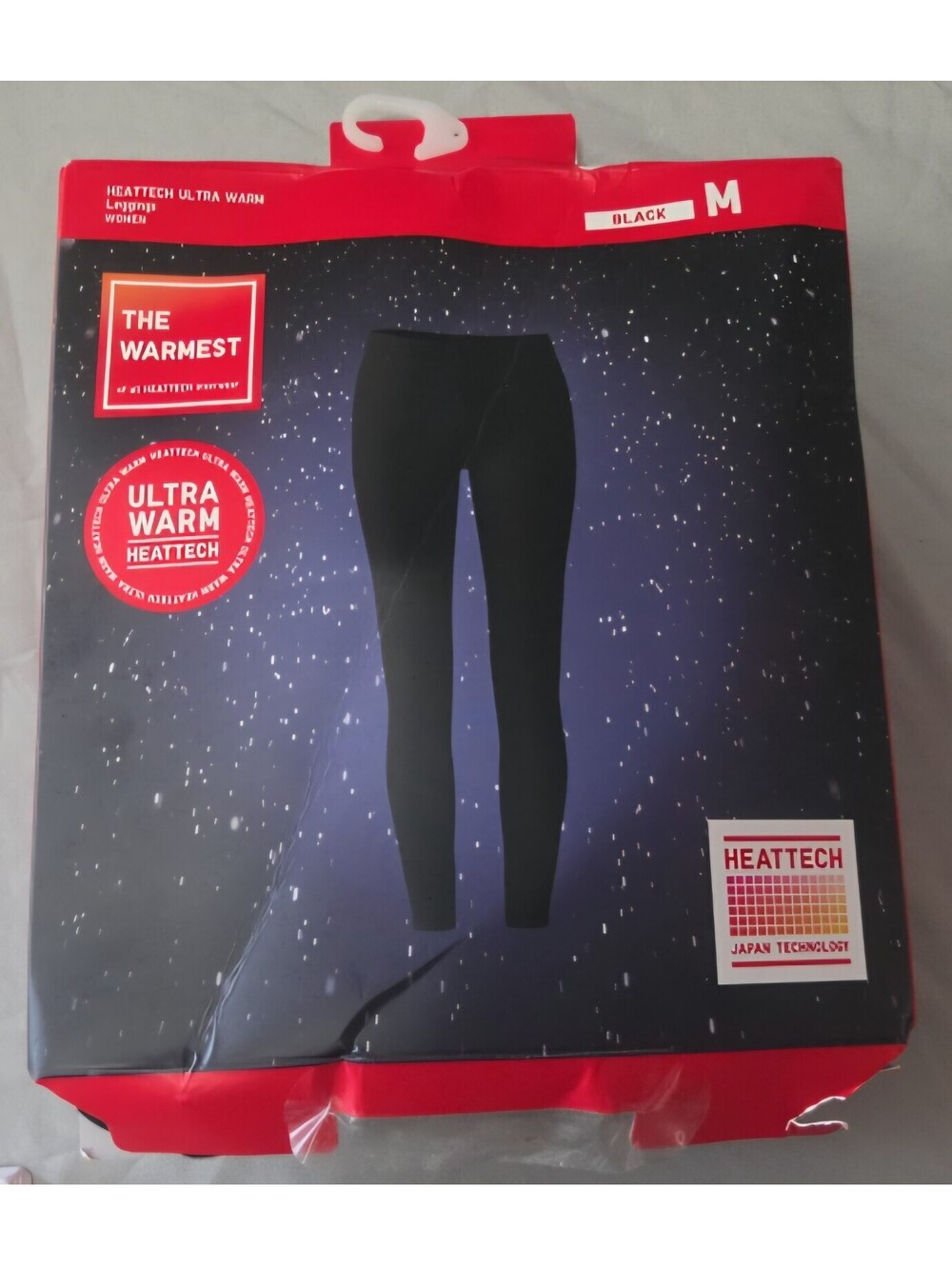 Heattech ultra warm women’s black leggings size m uniqlo thermal base layer